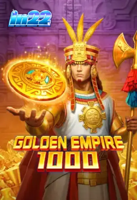 Tampilan visual slot Golden Empire 1000 dengan tema kuil kuno